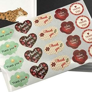 🆕 Thank you stickers! 5 different designs. 50 count